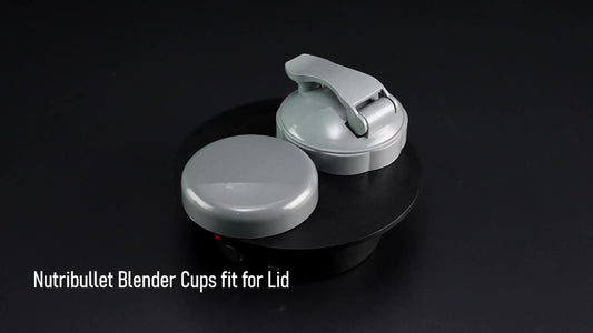 Resealable Cup Lids and Flip-Top To-Go Lid - 2 Pieces - Replacement Parts Suitable for 600w and 900w V1188-MS101-01930-1
