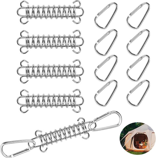 4x Tent Tension Spring - Camping Tent - Tension Spring - Sun Sail - Awning Tension Springs - High-Strength V1188-MS101-01931-1