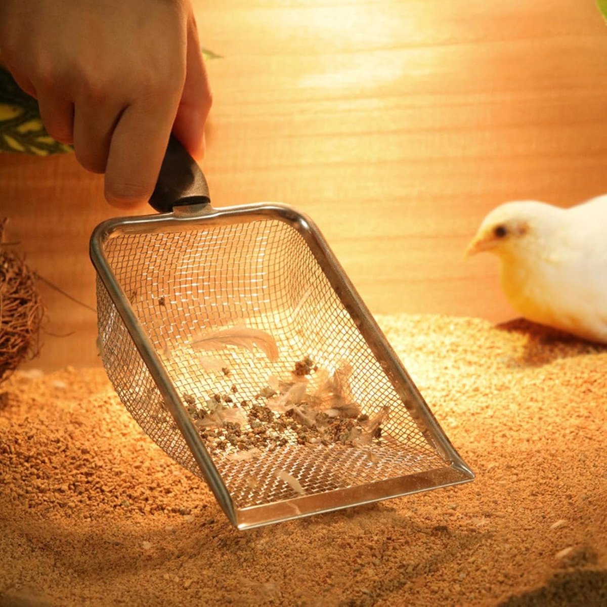 Cat litter scoop - Poop scoop - Ergonomic - Stainless steel V1188-MS101-01932-1