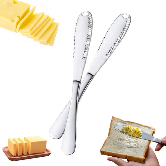 Butter Knives - 2 Pieces - Butter Knife - Spreading Knives - Small Spreading Knives - Tapas Knives - Dessert V1188-MS101-01948-1