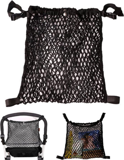 Stroller Net - Stroller/Buggy Net - Buggy Stroller Organizer - Universal - Buggy Bag Organizer - Hanging Mesh V1188-MS101-01950-1