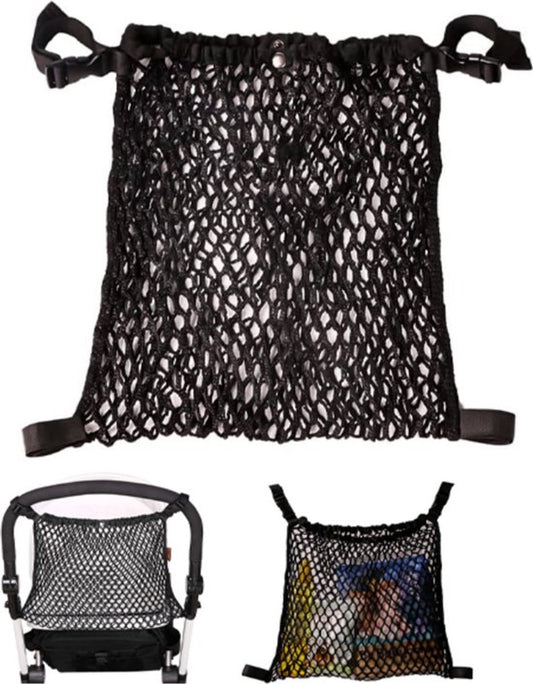 Stroller Net - Stroller/Buggy Net - Buggy Stroller Organizer - Universal - Buggy Bag Organizer - Hanging Mesh V1188-MS101-01950-1