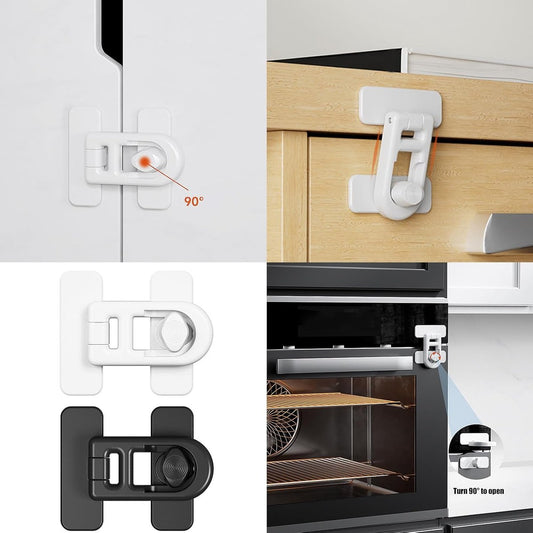 Child Locks for Cabinets - Child Security - Child Lock for Cabinet - Refrigerator Locks - Baby Safety Oven V1188-MS101-01960-1