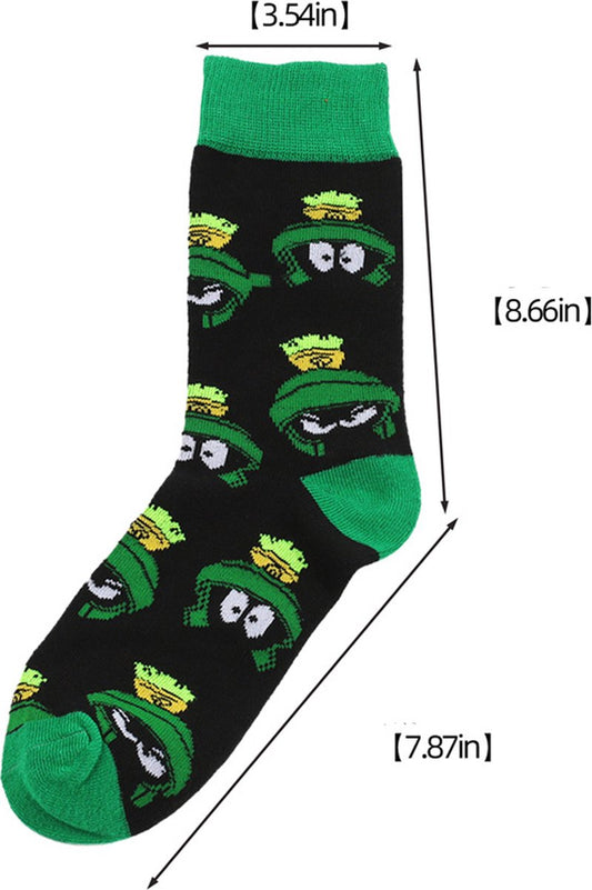 Socks - 4 Pairs - Halloween Socks - Pumpkin - Bat - Scary Socks - Stockings - Cute Socks - Cheerful Socks - V1188-MS101-01964-1
