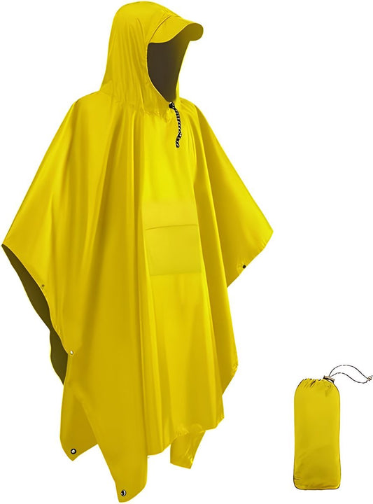 Poncho - Raincoat - Waterproof - Quick-drying - Breathable - Portable - Tear-resistant - Foldable - V1188-MS101-01979-1