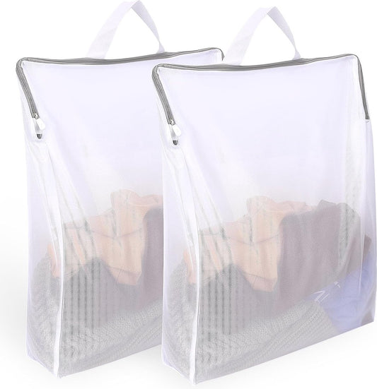 Laundry Bags 2 Pieces - Laundry Bags - Laundry Nets - Laundry Bags with Zippers - Protect Your Laundry and V1188-MS101-01980-1