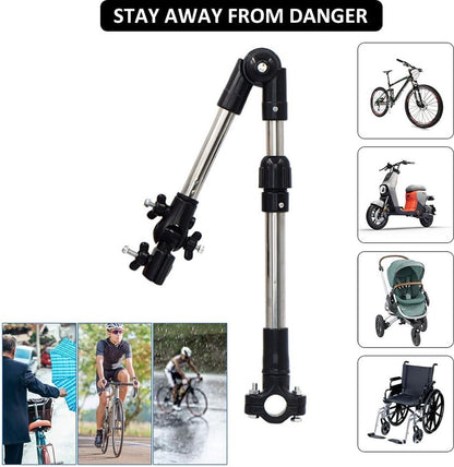 Umbrella Holder - Universal Umbrella Holder - Extendable & Foldable - Parasol Connector for Wheelchair, V1188-MS101-01995-1