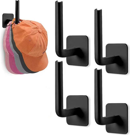 Wall Coat Rack - 4 Pieces - Wall Hook - Self-Adhesive Hanging Hook - Towel Hooks - Coat Hook - Single Hook - V1188-MS101-02018-1