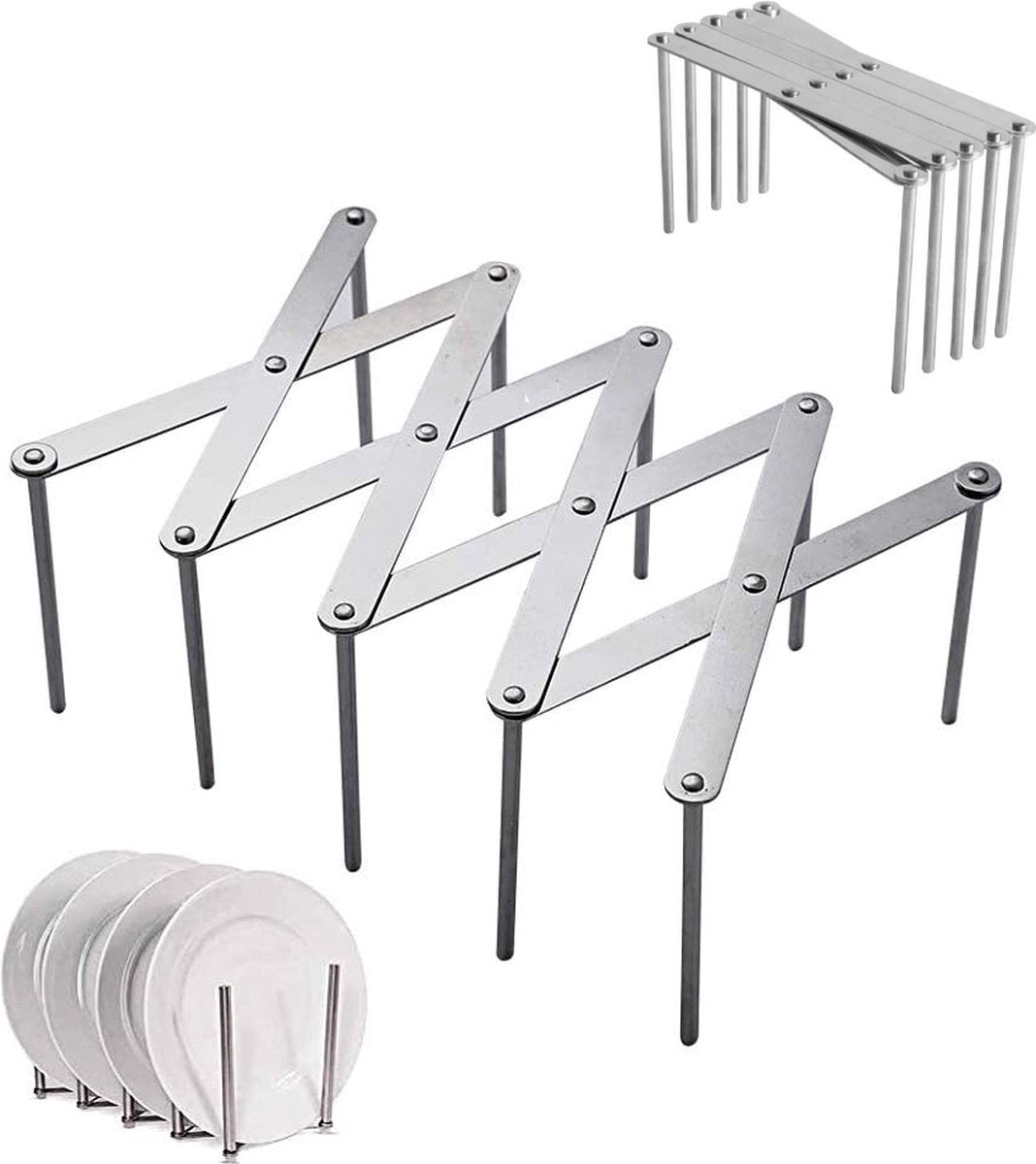 Drying rack - Dish rack - Cutlery holder - Drying rack for dishes - Dish drying rack - Dishwashing rack - V1188-MS101-02019-1