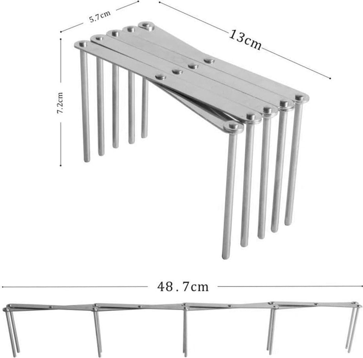 Drying rack - Dish rack - Cutlery holder - Drying rack for dishes - Dish drying rack - Dishwashing rack - V1188-MS101-02019-1