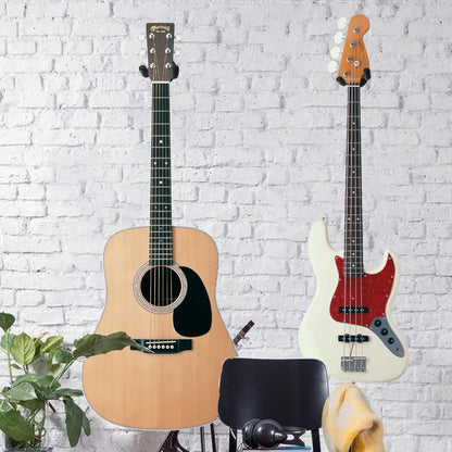 Guitar Wall Bracket - 2 Pieces - Guitar Hook - Wall Mount for Hanging Guitar - Guitar Holder - Guitar Hanger V1188-MS101-02020-1