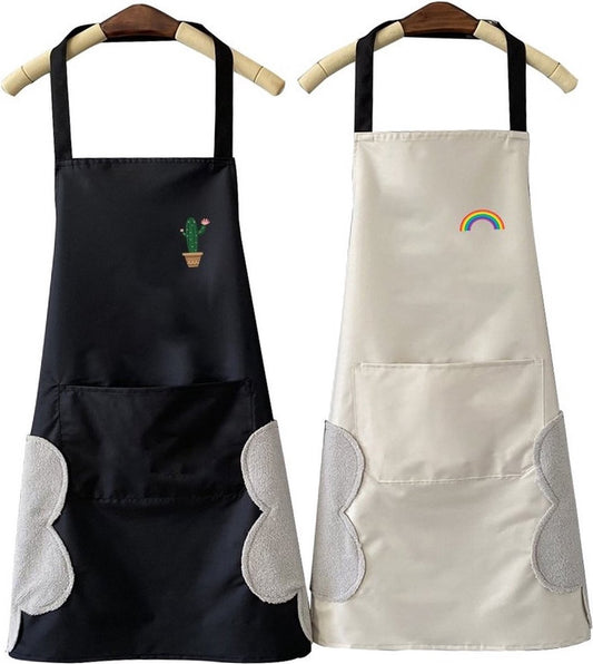 Kitchen Apron - 2 Pieces - Professional Cooking Apron - For Ladies and Gentlemen - Hospitality Apron - Easily V1188-MS101-02021-1