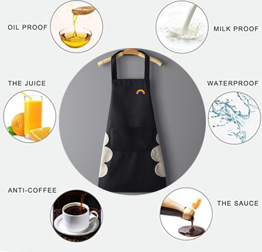 Kitchen Apron - 2 Pieces - Professional Cooking Apron - For Ladies and Gentlemen - Hospitality Apron - Easily V1188-MS101-02021-1