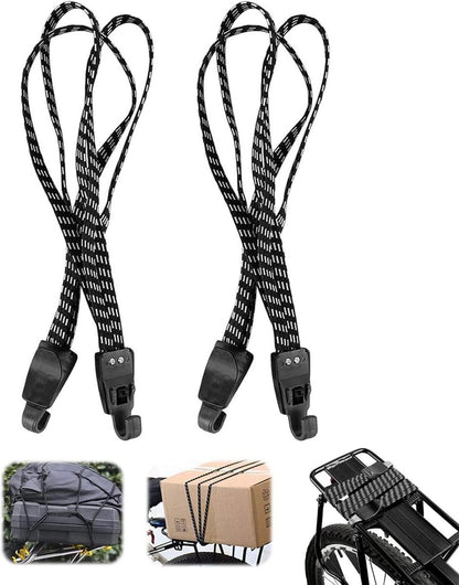Elastic Straps - 2 Pieces - Flat Quick Straps - Universal - Adjustable Luggage Straps - Flat Rubber Ropes - V1188-MS101-02029-1