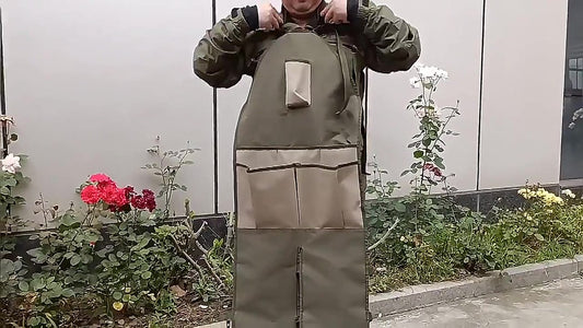 Apron - Work Apron - 6 Pockets - Adjustable - Durable - High Quality Oxford Cloth - Hobby Apron - Carpenter V1188-MS101-02036-1
