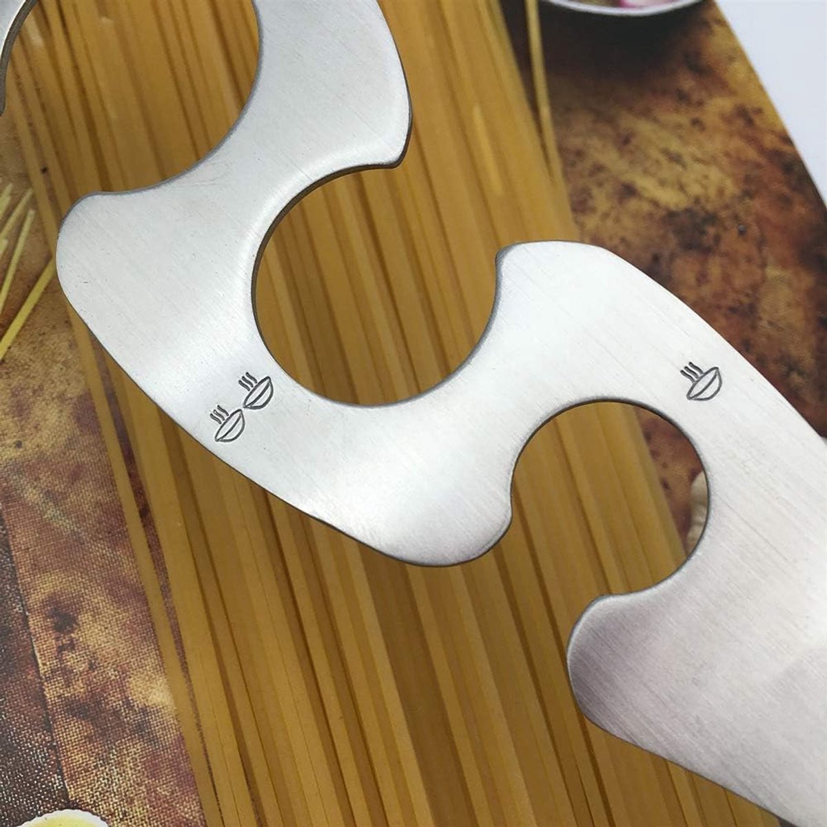 Spaghetti Measurer - Professional Pasta Measuring - 4-Hole S-Shaped Portable Spaghetti Meter - V1188-MS101-02037-1