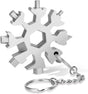 18-in-1 - Snowflake Keychain - multi-tool portable keychain - Wrench - screwdriver - bottle opener - V1188-MS101-02055-1