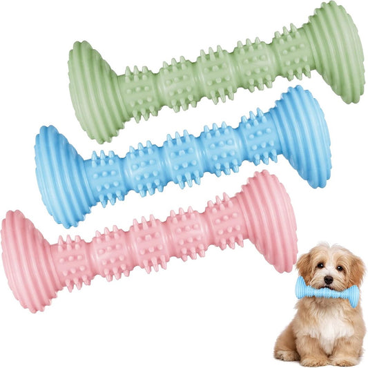 Dog Toys - 3 Pieces - Dog Chew Toys - Dental Care - Teeth Cleaning - Rubber Pet Chew Toys - For Medium and V1188-MS101-02056-1