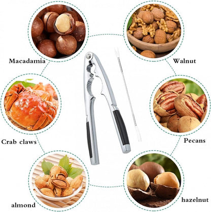 Nutcracker - Stainless Steel - Walnut / Nut Cracker - Walnut Cracker - Fork with Pulp Extractor - Pulp V1188-MS101-02057-1