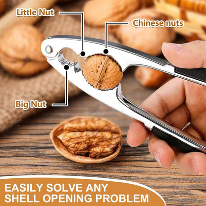 Nutcracker - Stainless Steel - Walnut / Nut Cracker - Walnut Cracker - Fork with Pulp Extractor - Pulp V1188-MS101-02057-1