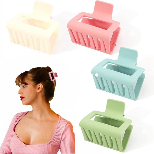 Hair Clips - Hair Clips - 4 Pieces - Hair Clip - Elegance & Refined - Anti-Tangle Hair Clips - Nude Colors - V1188-MS101-02065-1