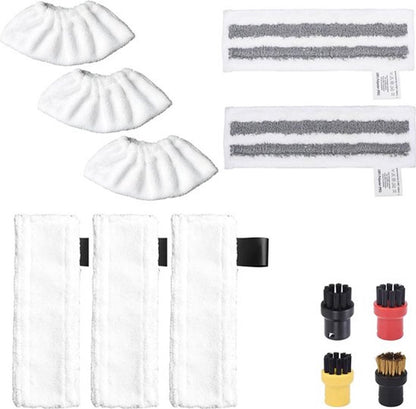Accessory Set Suitable For Karcher Easyfix Sc2, Sc3, Sc4 & Sc5 - Steam Cleaner Accessories - 12-Piece - V1188-MS101-02071-1
