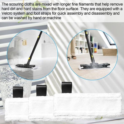 Accessory Set Suitable For Karcher Easyfix Sc2, Sc3, Sc4 & Sc5 - Steam Cleaner Accessories - 12-Piece - V1188-MS101-02071-1
