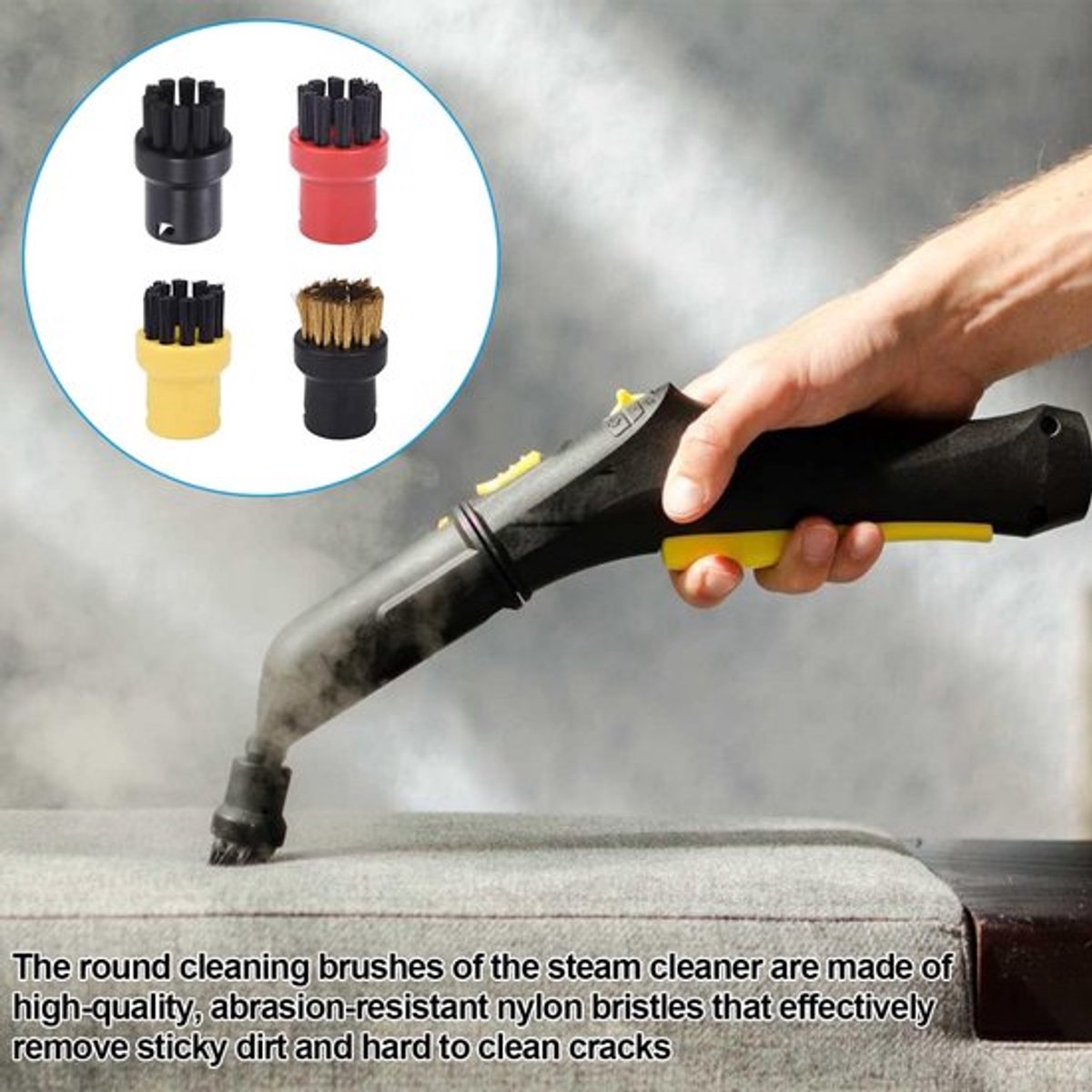 Accessory Set Suitable For Karcher Easyfix Sc2, Sc3, Sc4 & Sc5 - Steam Cleaner Accessories - 12-Piece - V1188-MS101-02071-1