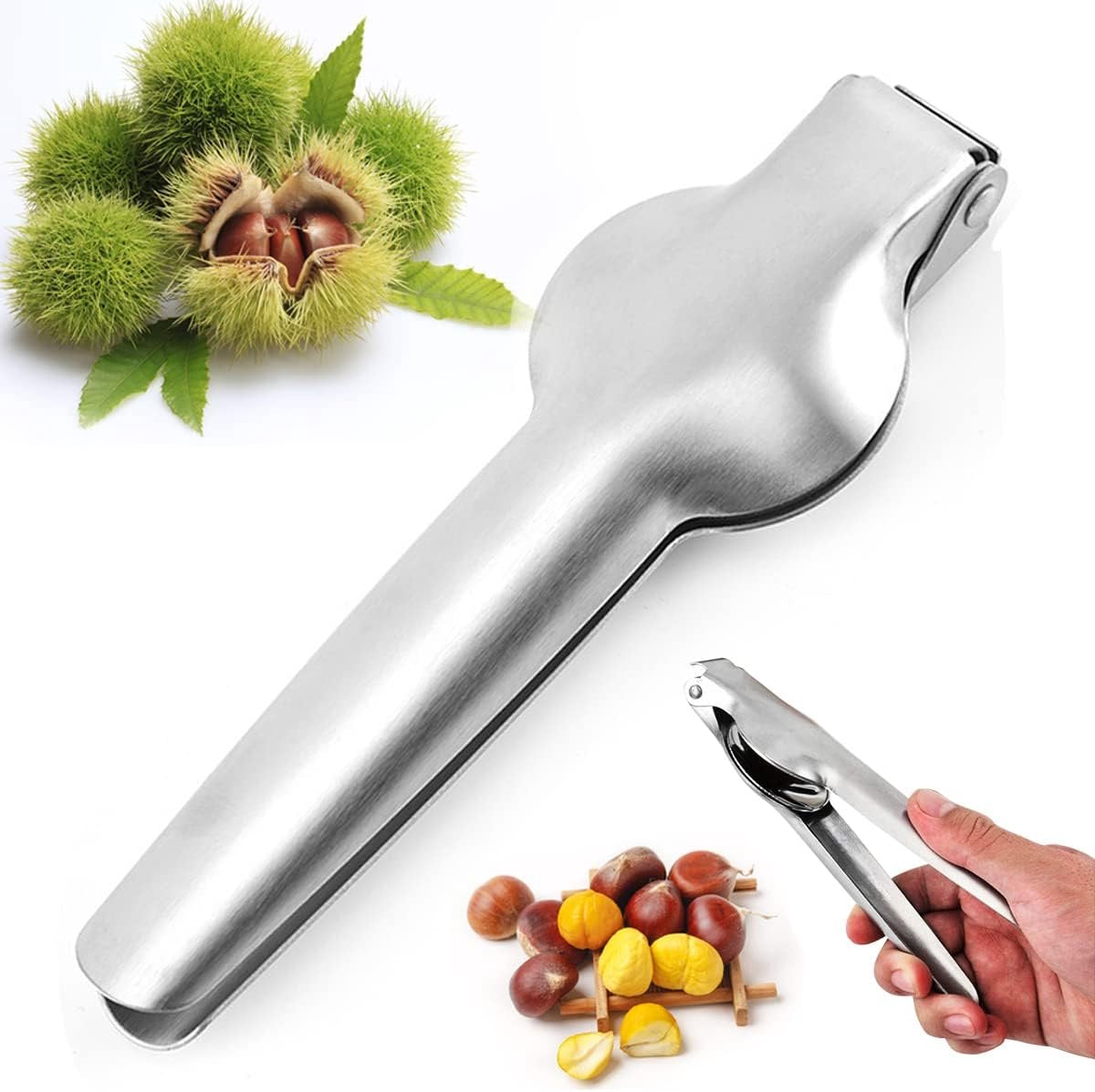 Nutcracker - Professional Walnut / Nut Cracker - Portable Christmas Nutcracker - Universal Chestnut Clip - V1188-MS101-02078-1