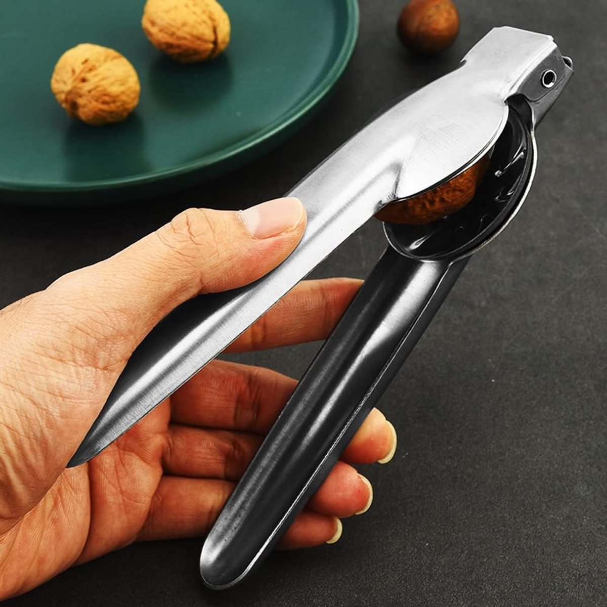Nutcracker - Professional Walnut / Nut Cracker - Portable Christmas Nutcracker - Universal Chestnut Clip - V1188-MS101-02078-1