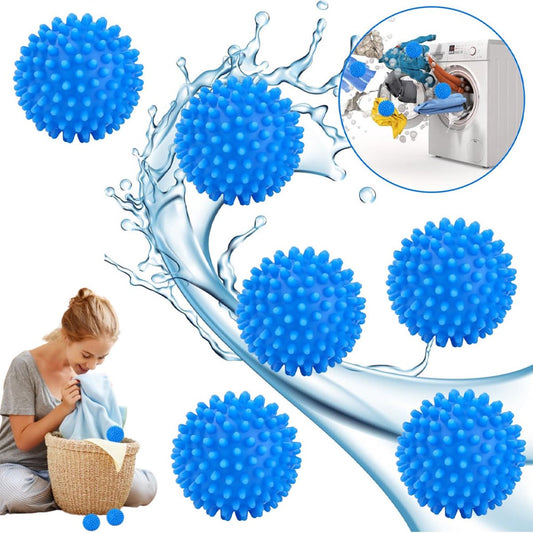 Dryer Balls - Set of 6 - Reusable - Clothes Dryer Balls - Dryer Balls - Laundry Balls - Dryerballs - V1188-MS101-02085-1