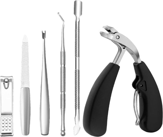 Nail Clipper Set with Nail File - Professional Nail Clipper - Nail Clipper - Toenails and Fingernails - V1188-MS101-02103-1