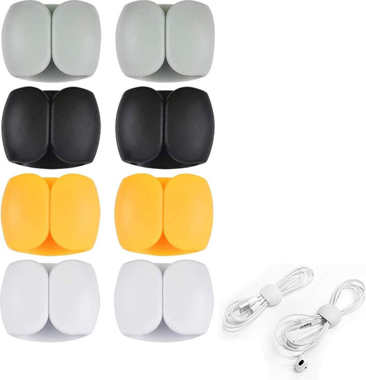 Cable Clips - 8 Pieces - Cable Organizer - Desk Organizer - Clamp - Clamps - Clip - Home & Office - Office V1188-MS101-02109-1