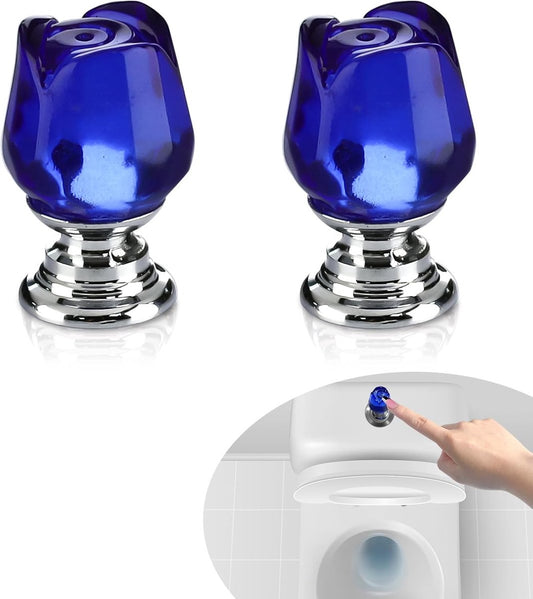 Main Control Panel - 2 Pieces - Shaped Toilet Tank Button - Toilet Press Tool - Toilet Control Panel - V1188-MS101-02114-1