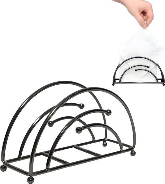 Napkin Holder - Napkin Holder - Vertical Napkin Holder - Metal - 17x5.5x9.5cm - Prevents Getting Wet - Half V1188-MS101-02121-1