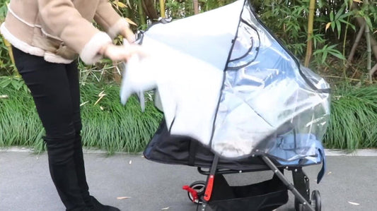 Stroller Rain Cover - Universal - Stroller Rain Cover - Buggy Rain Cover - Rain Cover for Stroller - V1188-MS101-02122-1