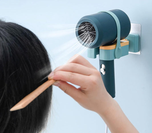 Hair Dryer Holder - Hair Dryer Holder - Hair Dryer Holder - Blowdryer Wall Mount - Organizer For Your Hair V1188-MS101-02130-1