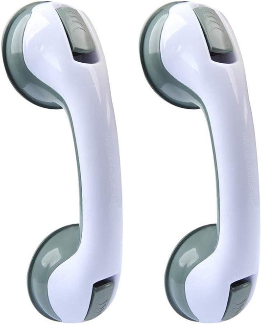 Wall Grab Bar - 2-Piece - Professional Non-Slip Handle - Wall Grip - Toilet Grab Bar - Bath Grab Bar - Shower V1188-MS101-02133-1