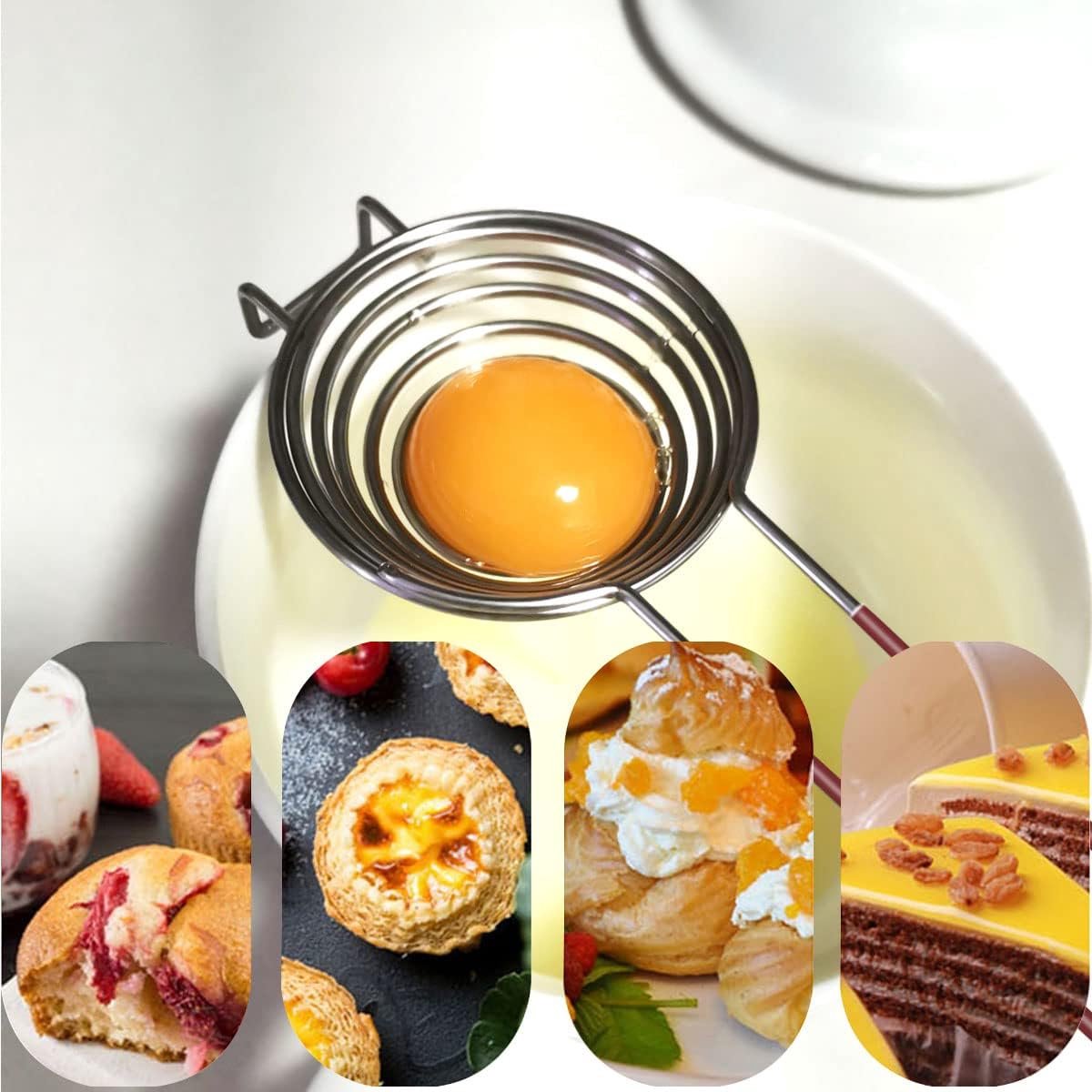 Egg Separator - Professional Egg Separator - Efficient Egg Yolk Separator - Egg Separation - Egg Splitter - V1188-MS101-02156-1