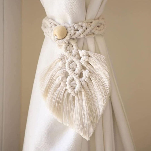 Curtain Holders - 4 Pieces - Curtain Tieback Hook - Curtain Cords - Curtain Drawstring - Holdback Tiebacks - V1188-MS101-02157-1