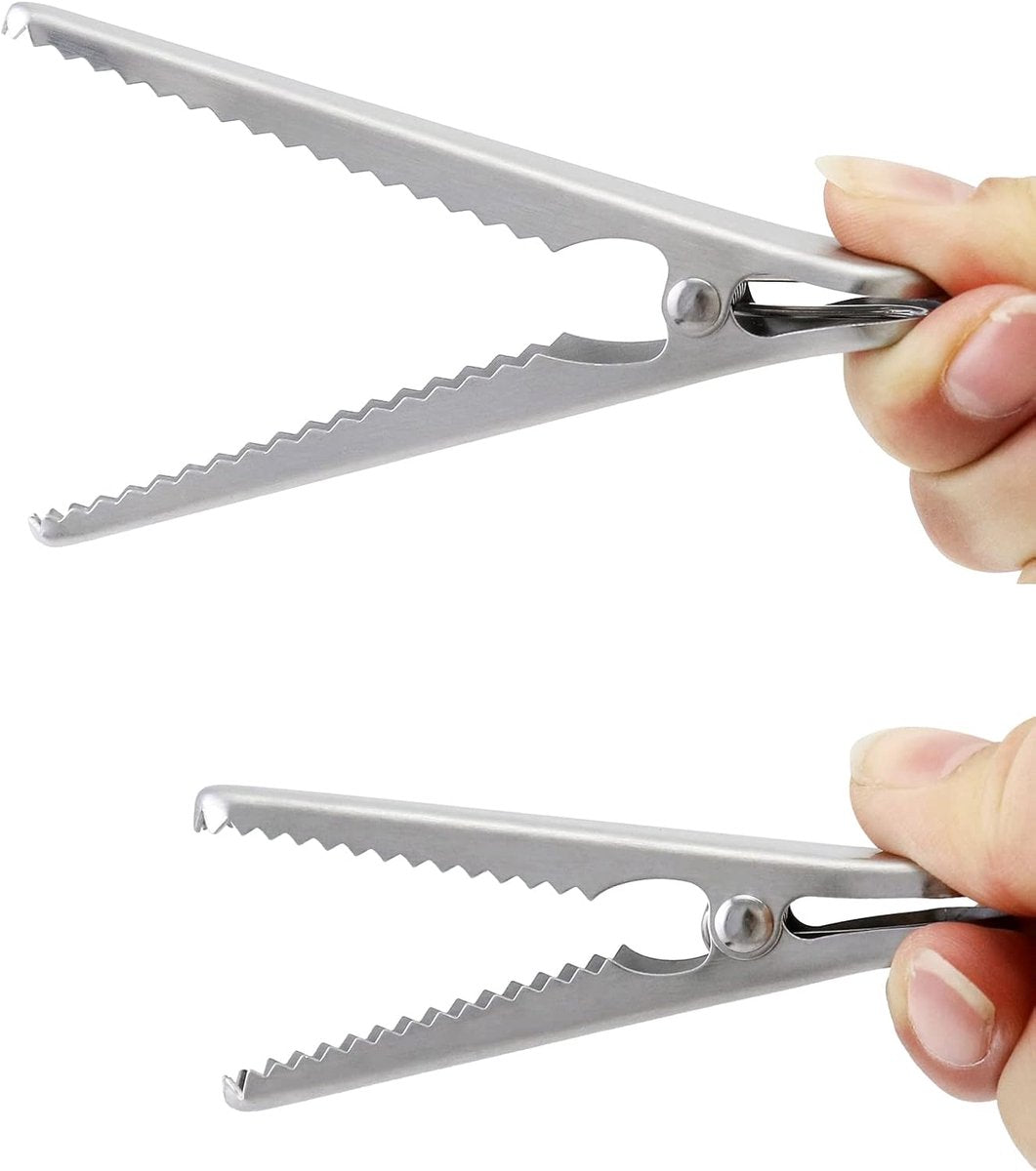 Stainless Steel Sealing Clips - Kitchen Sealing - 10 pieces - 8 cm & 11.5 cm V1188-MS101-02161-1