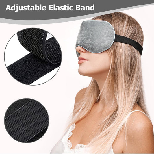 Luxury Sleep Mask - Memory Foam Sleep Mask - Steam Eye Mask - Blackout Eye Mask - Soothes the eyes - V1188-MS101-02162-1