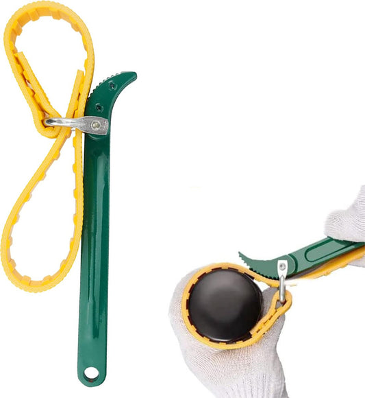 Strap Wrench - Oil Filter Wrench - Filter Wrench - Swivel Tensioning Strap - Oil Filter Pliers with Strap - V1188-MS101-02166-1