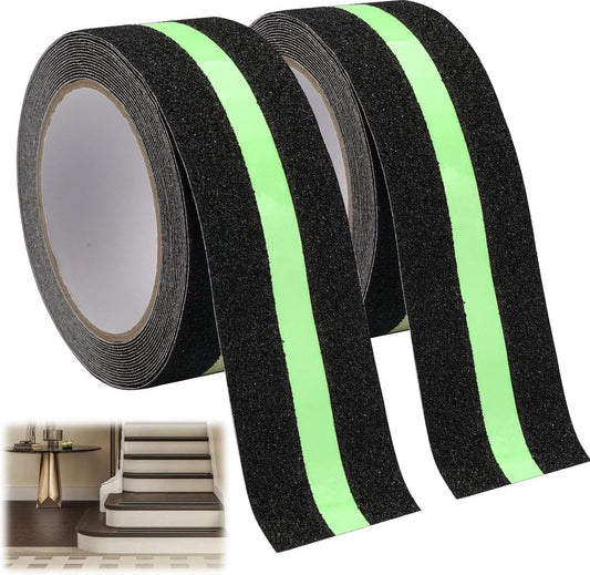 Anti-slip Adhesive Tape - 2 Rolls - Anti-slip Grip Tape - Safety Tape - Stair Tape - Anti-slip Adhesive Tape V1188-MS101-02173-1