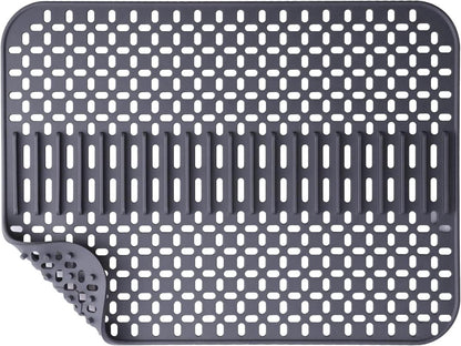 Silicone sink mat - sink protection - 1 piece - dark grey - 43x32 cm V1188-MS101-02180-1
