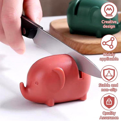 Knife Sharpener - Pull-through Sharpener - Anti-Slip Knife Sharpener - Knife Sharpener - Whetstone - Knife V1188-MS101-02183-1