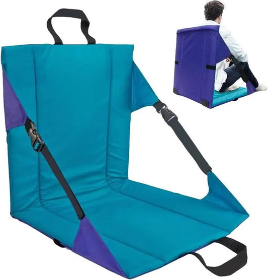 Outdoor Seat Cushions - Foldable Seat Cushion With Backrest - Outdoor Foldable Seat Cushion - Legless Chair V1188-MS101-02203-1