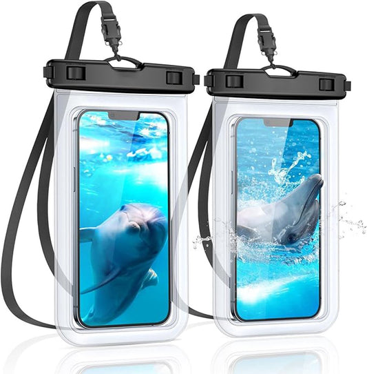 Waterproof Phone Cases - 2-Piece - Professional Dry Bag - Premium Quality Waterproof Phone Pouch - Underwater V1188-MS101-02211-1