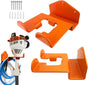 Hanging Hooks - 2 Storage Hooks - Garden Tool Hanging System - Tool Holder - Wall Bracket - Screws Included - V1188-MS101-02217-1