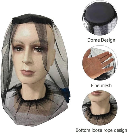 Pieces - Head Net - Anti-mosquito head net - Face protection - Bee hat - Anti-mosquito head net - Beekeeper's V1188-MS101-02220-1